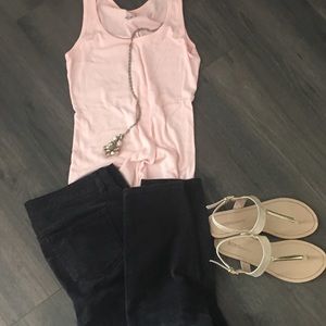 J. Crew Factory Corduroy Pants, sz 27, Dark Gray